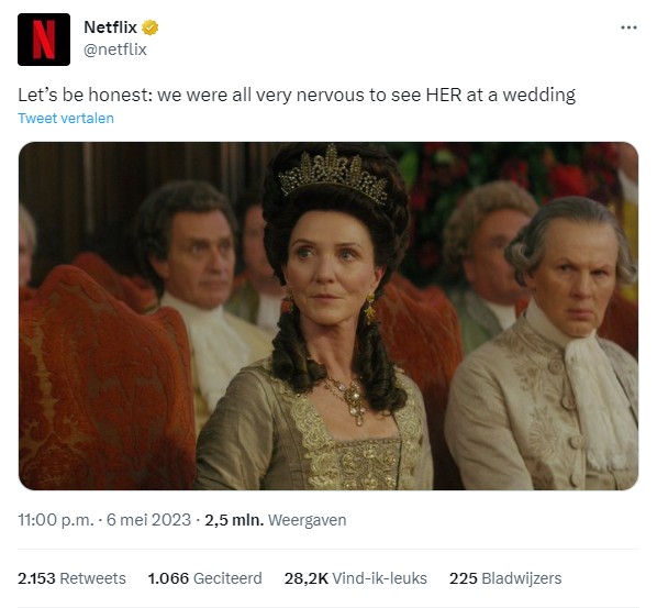 Netflix tone of voice op Twitter.