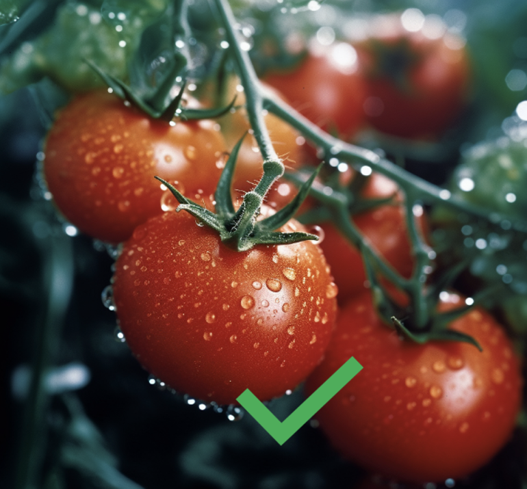 tomaten gegenereerd door Midjourney
