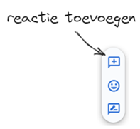 Reactie toevoegen in Google Docs