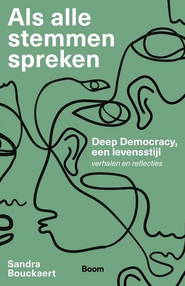 Als alle stemmen spreken. Boek van Sandra Bouckaert. Kaft van Managementboek.nl.