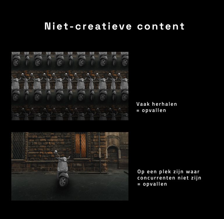 niet-creatieve content