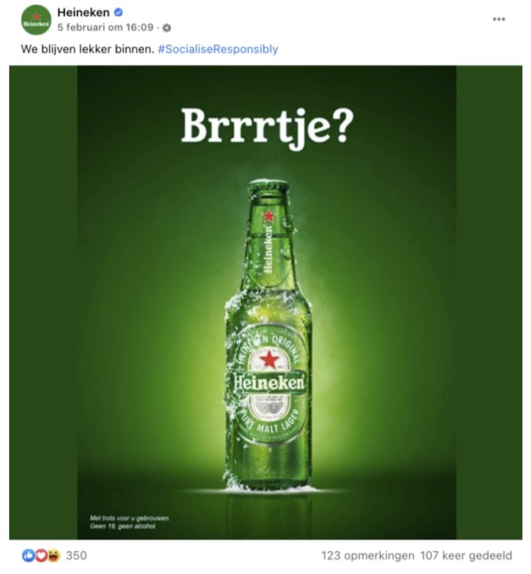 Heineken op social media