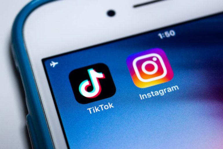 Instagram en TikTok apps Bron: Koshiro K / Shutterstock.com