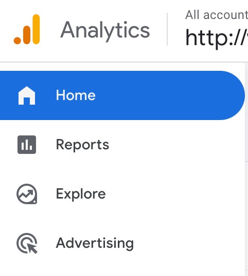Screenshot van Google Analytics 4