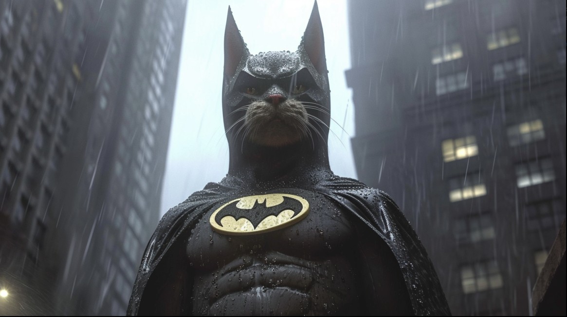 Derde versie van de Batman kat.