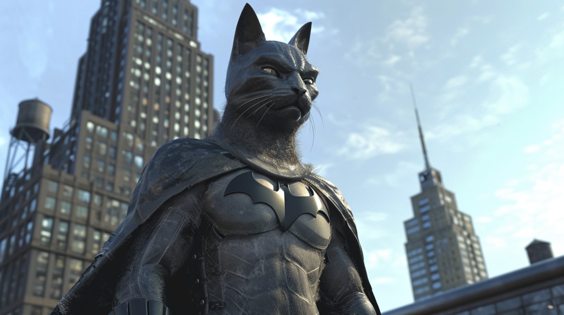 2e versie van de Batman kat.