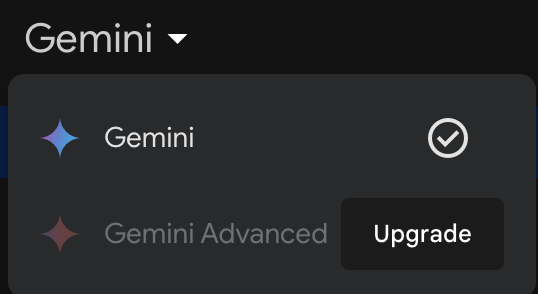 Gemini advanced