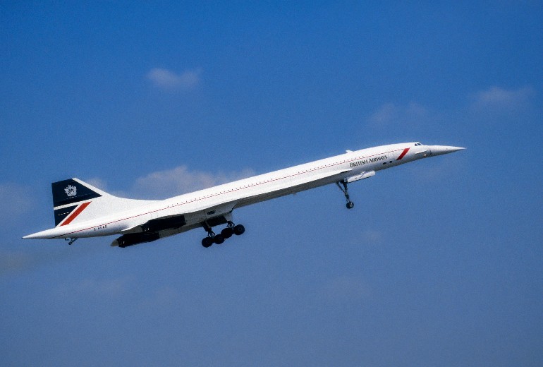 Concorde vliegtuig / denkfout. Bron: John Selway / Shutterstock.com 