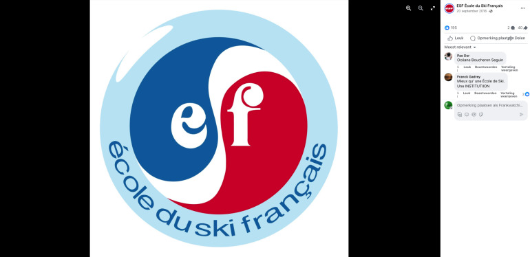 logo frans merk École du Ski Français