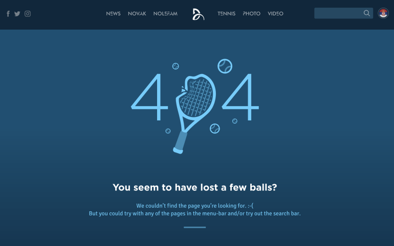 Voorbeeld 404-pagina