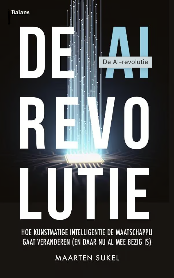 De kaft van 'De AI revolutie' via Managementboek.nl