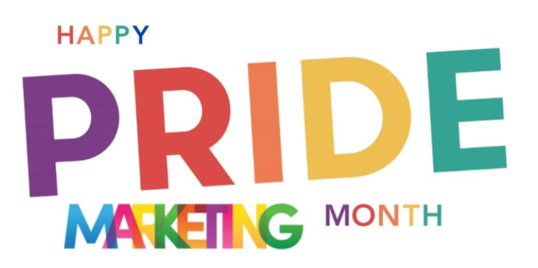 afbeelding met tekst happy pride marketing month