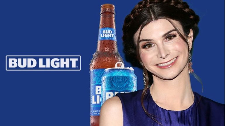 reclame bud light met Transvrouw Dylan Mulvaney