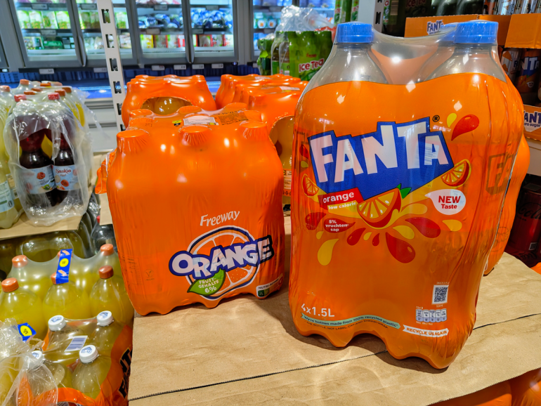 Fanta en Orange in Lidl