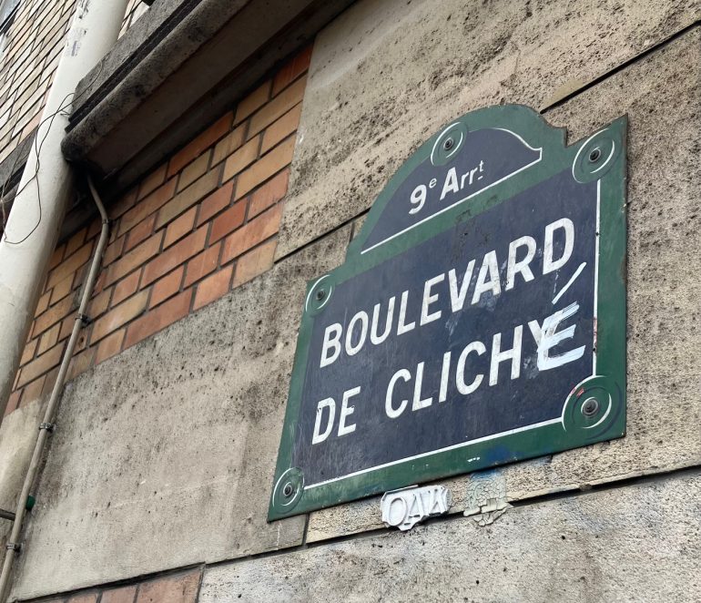 Boulevard de cliche afbeelding auteur