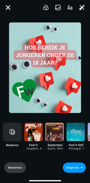 Screenshot sticker foto op foto