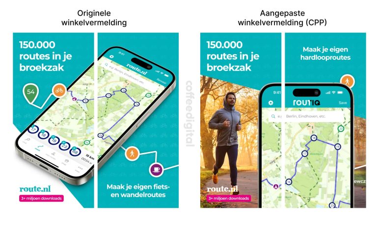 Custom Product page Route.nl app