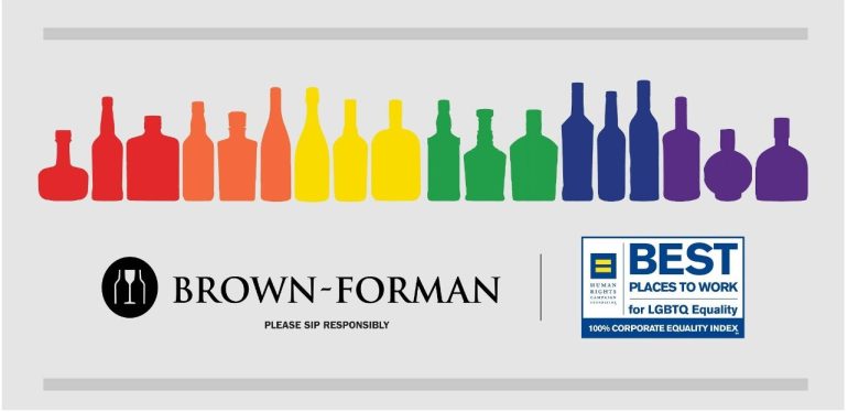 Brown-Forman afbeelding regenboog flessen 