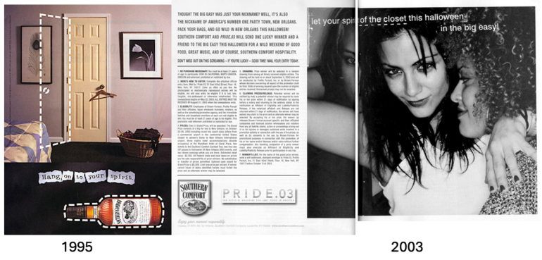 Pride adverenties in magazines (auteur)