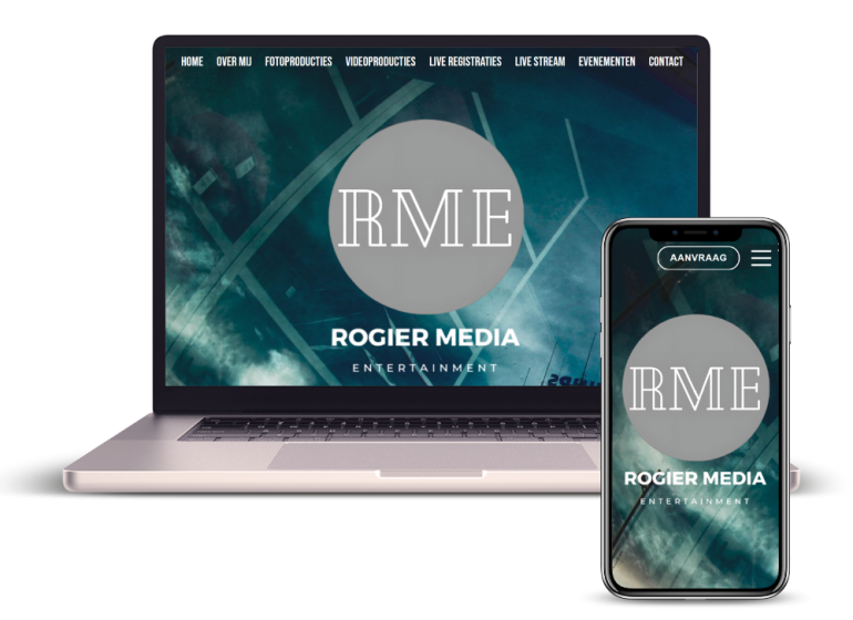 Rogier Media Entertainment: example of a good responsive website